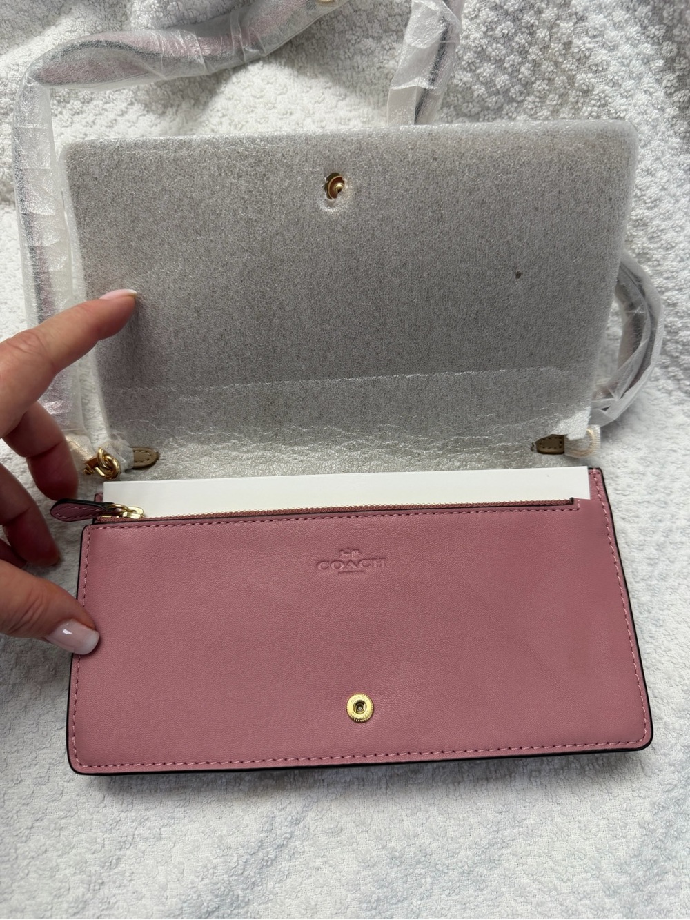 COACH Mini Klare Crossbody Bag Heart Petal Print NWT - Picture 3 of 8
